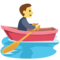 Man Rowing Boat emoji on Facebook